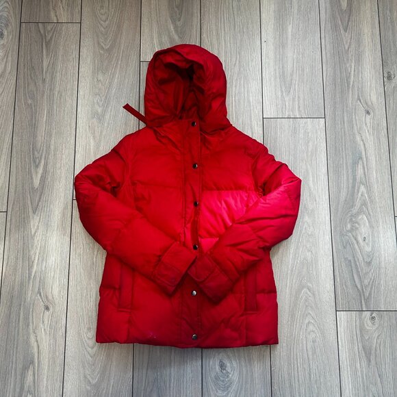Gap Women's Red Puffer Jacket - Picture 1 of 1